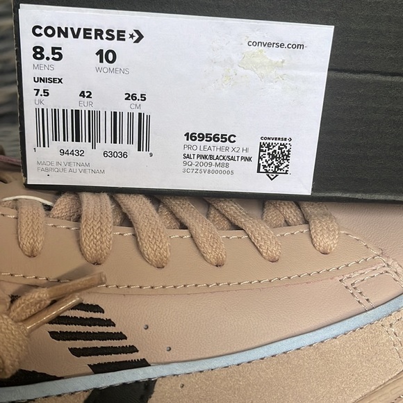 Converse Pro Leather X2 Hi Salt Pink/Black/Salt Pink WMNS - Picture 16 of 16